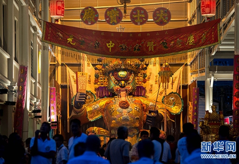 （图片故事）马来西亚华人社区庆祝中元盛会